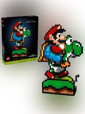 LEGO Super Mario World Mario & Yoshi Building Set (71438) – 1,215 Pieces